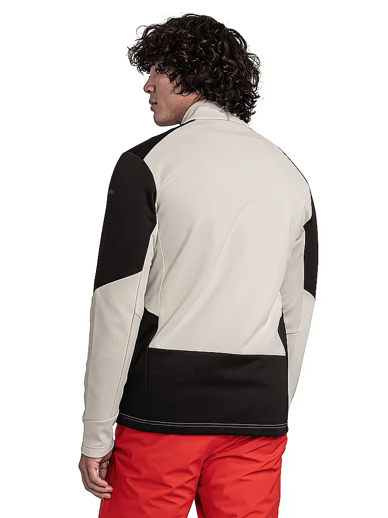 SCHÖFFEL | Herren Unterzieh Zipshirt Style Pontre Fleece | weiss