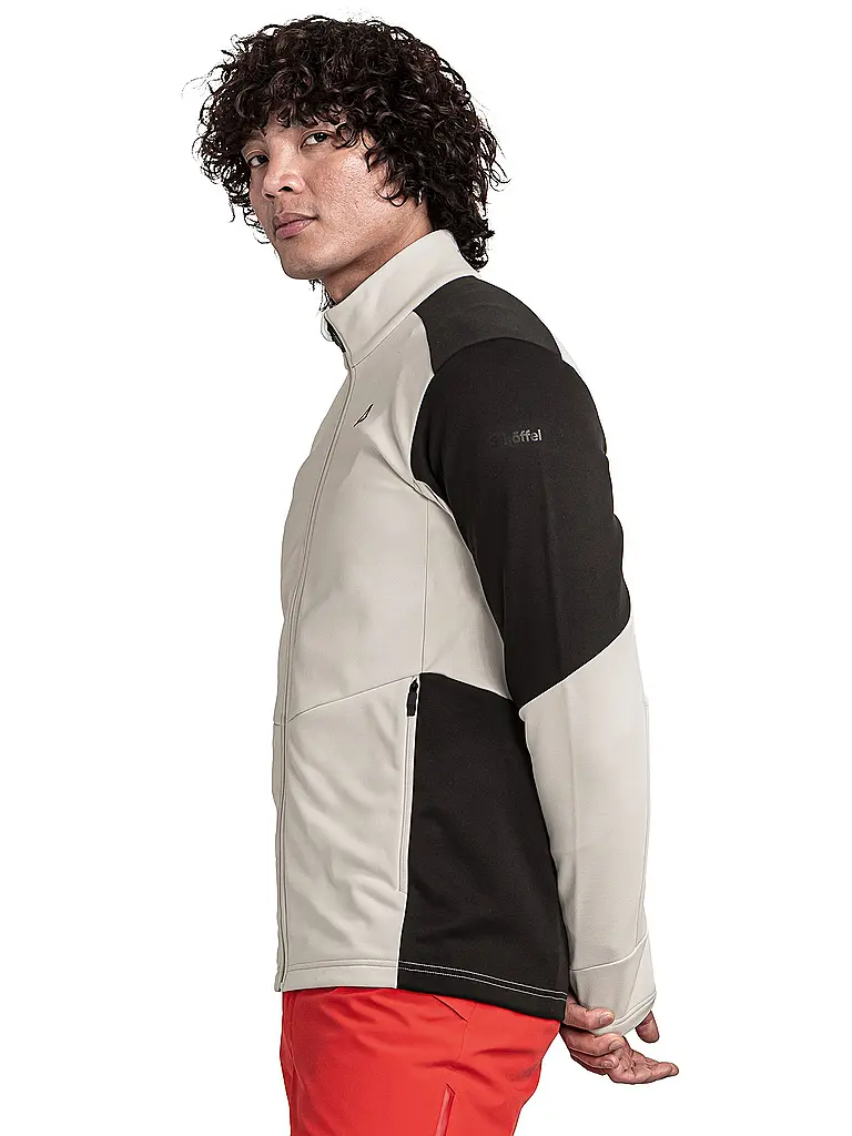 SCHÖFFEL | Herren Unterzieh Zipshirt Style Pontre Fleece | weiss