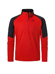 SCHÖFFEL | Herren Unterzieh Zipshirt Style Safoon | rot