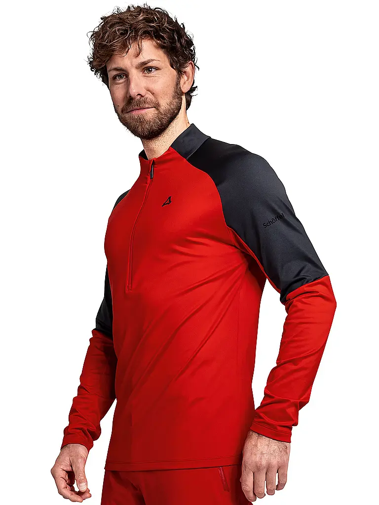 SCHÖFFEL | Herren Unterzieh Zipshirt Style Safoon | 