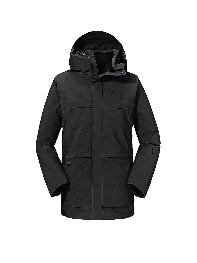 SCHÖFFEL | Herren Winterjacke Heat Jacket Cambria L | schwarz