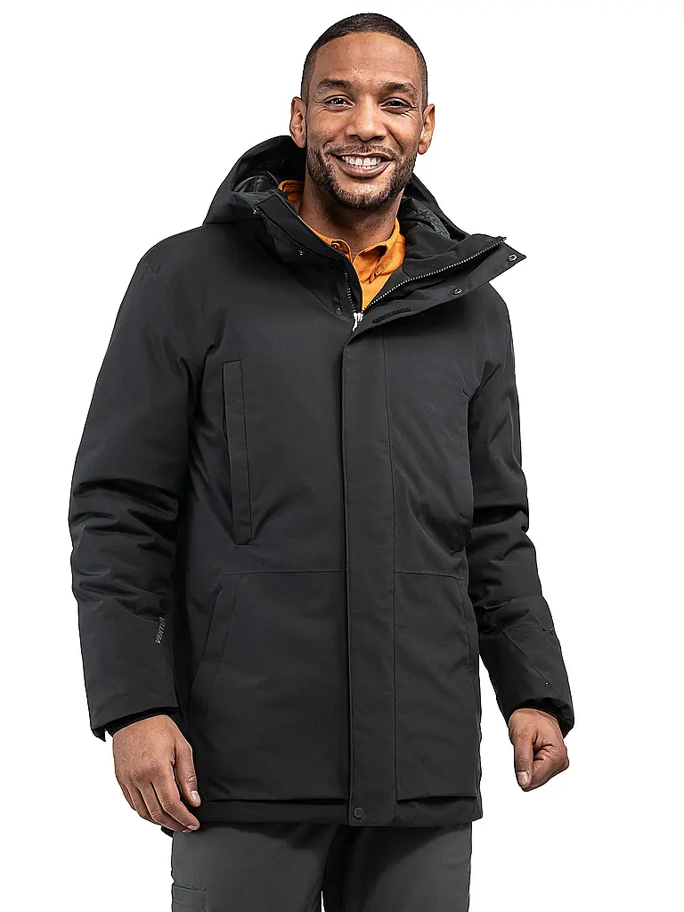 SCHÖFFEL | Herren Winterparka Crivat 2L Hoodie isoliert | schwarz
