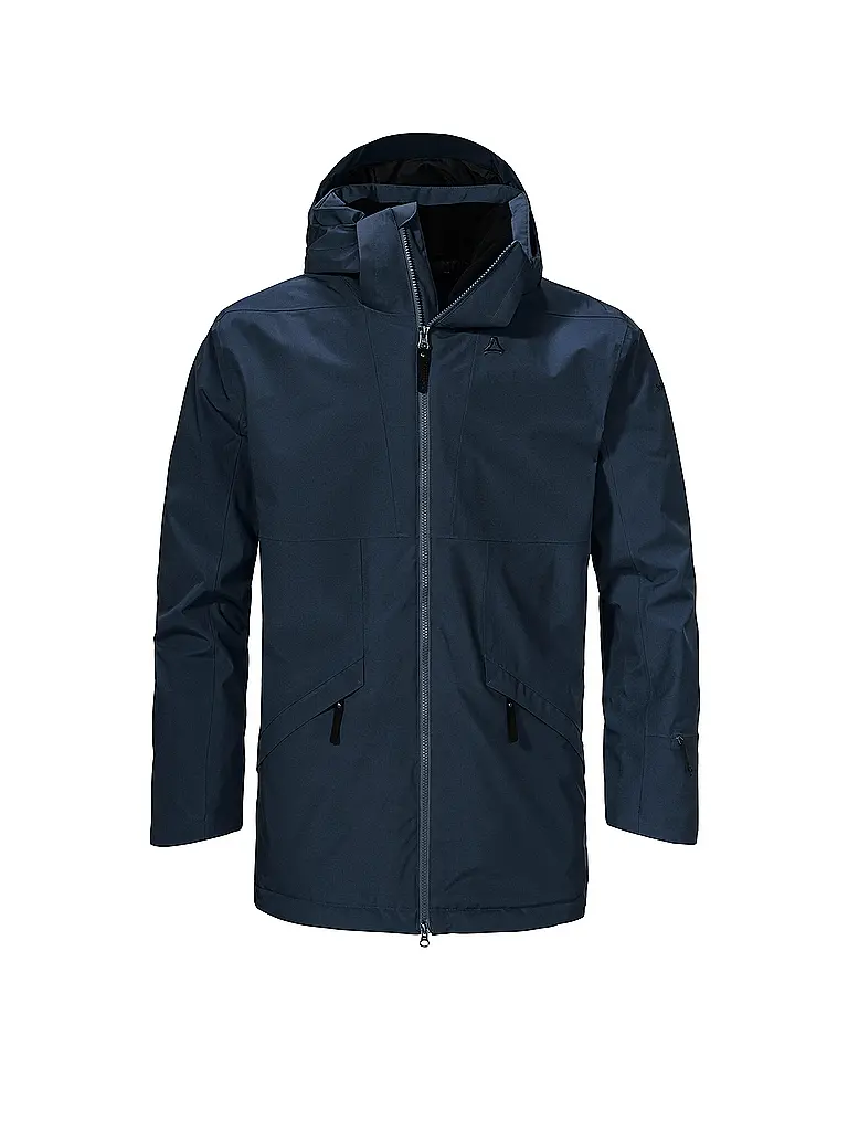 SCHÖFFEL | Herren WInterparka Malkay Hoodie | dunkelblau