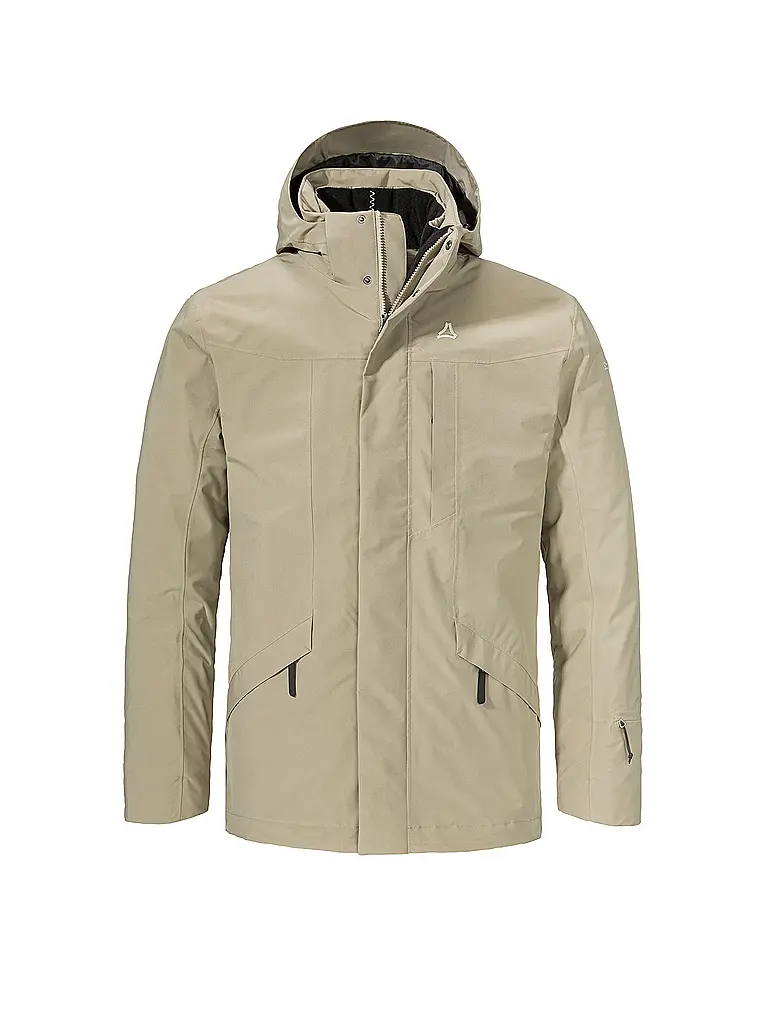 SCHÖFFEL | Herren Winterparka Style Borkol 3in1 Hoodie | camel