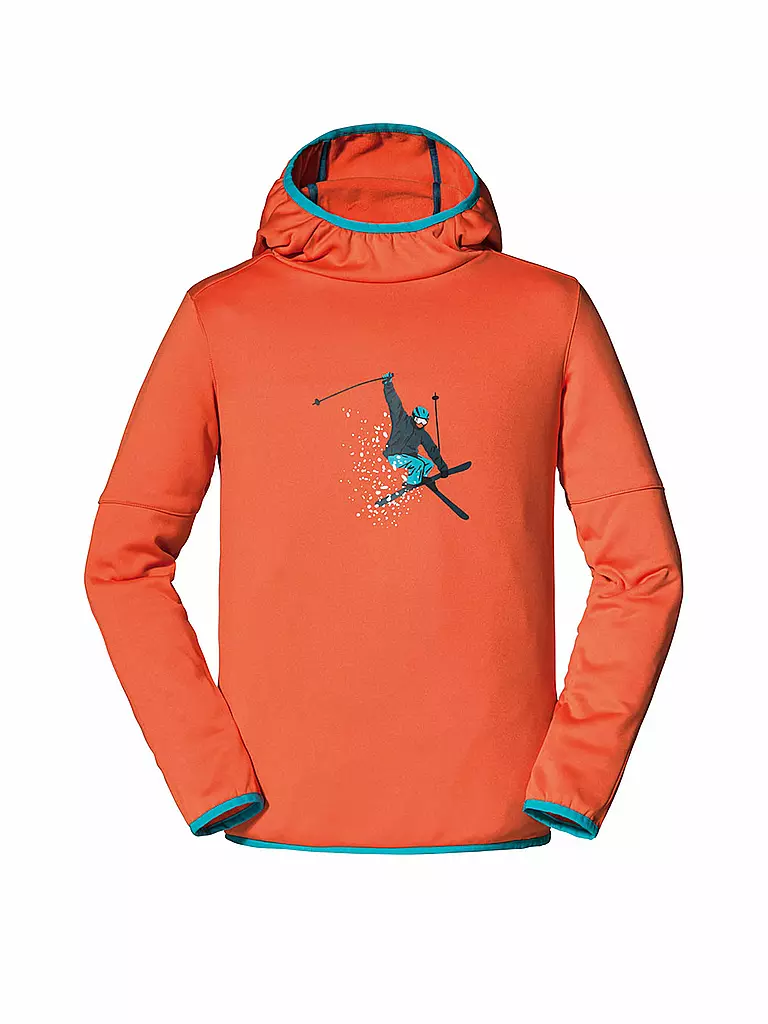 SCHÖFFEL | Kinder Hoodie Schneeferner | orange