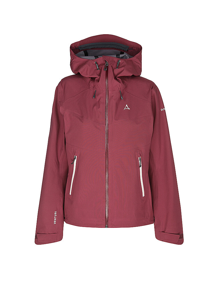 SCHÖFFEL Damen Wanderjacke Cascata 3L Hoodie beere | 38