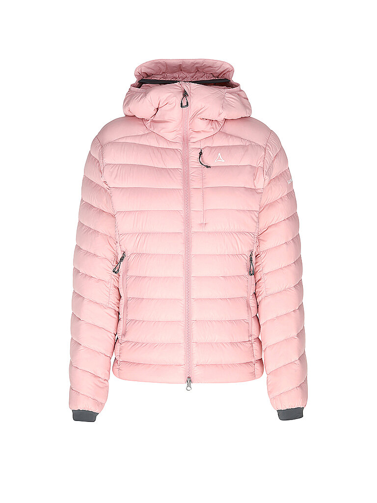 SCHÖFFEL Damen Isojacke Silvretta Down Hoodie rosa | 36