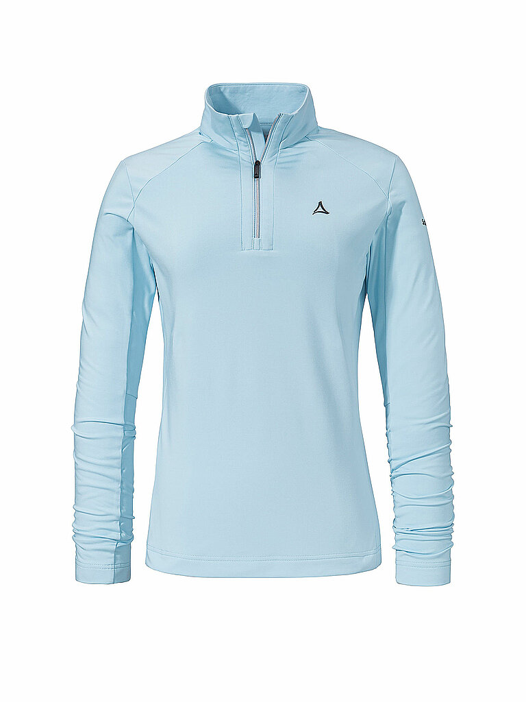 Schöffel Unterzieh Zipshirt Fiss Stretch hellblau