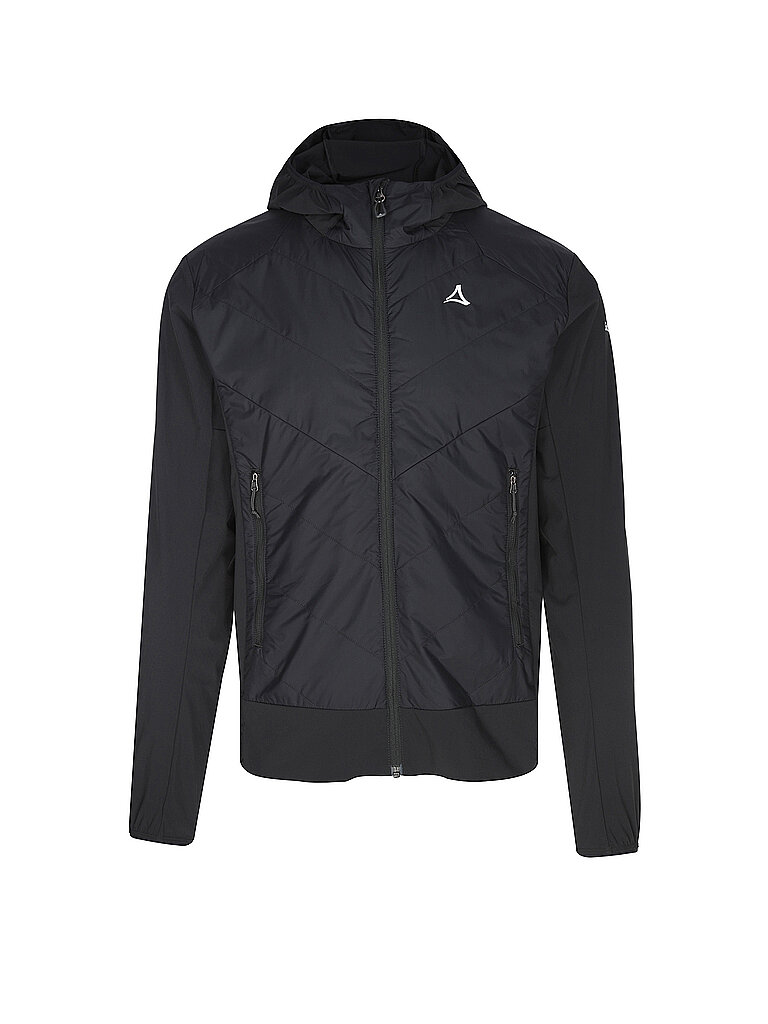 Schöffel Hybridjacke Hoodie PrimaLoft Schwarz