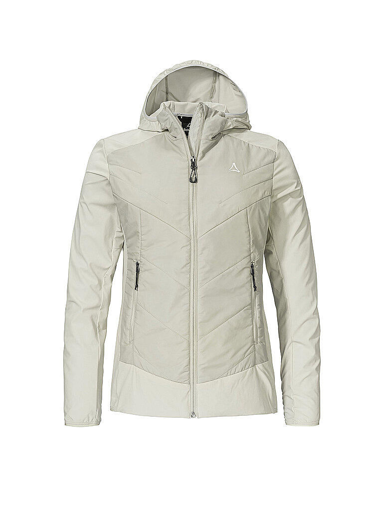 Schöffel Hybridjacke Blaueis Hoodie PrimaLoft Creme