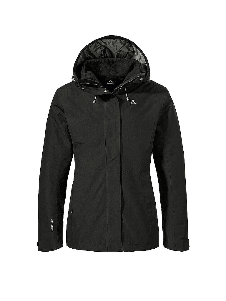 Schöffel Hoodie 3in1 VENTURI Schwarz