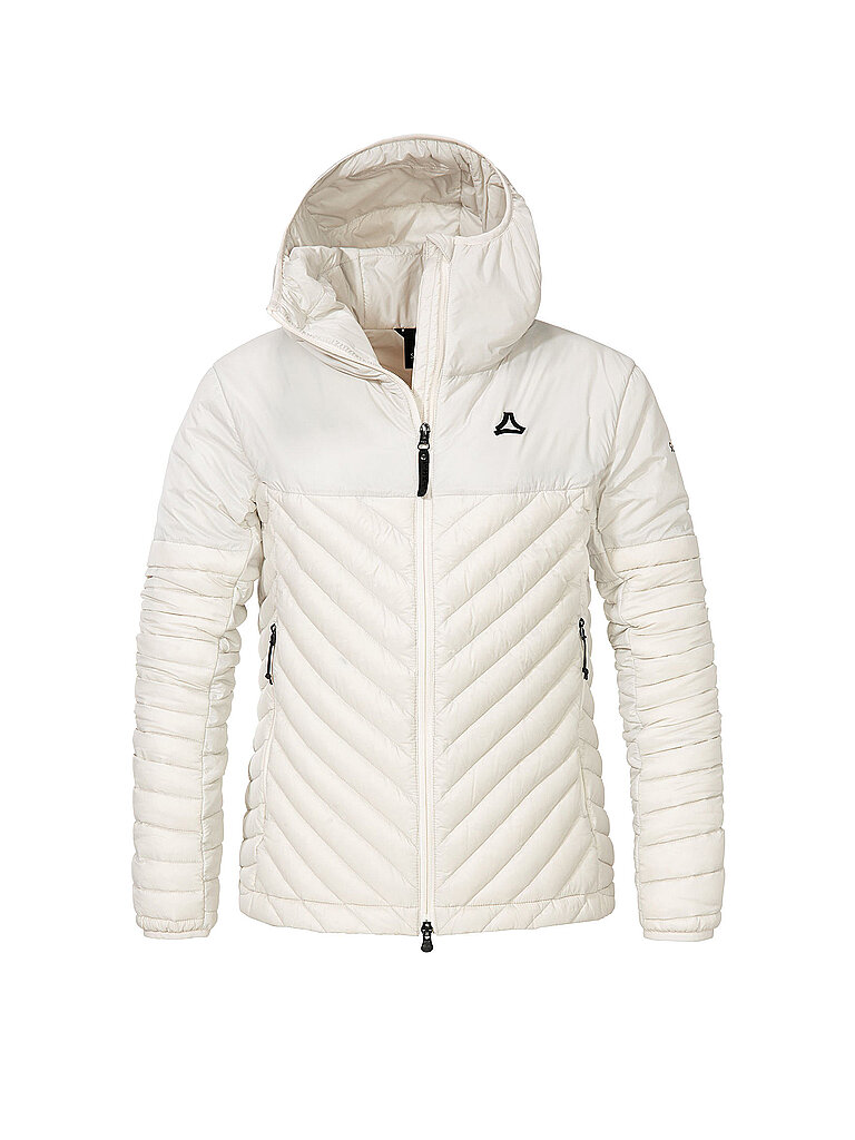 Schöffel Daunenjacke Hybridkonstruktion Daunen Weiss