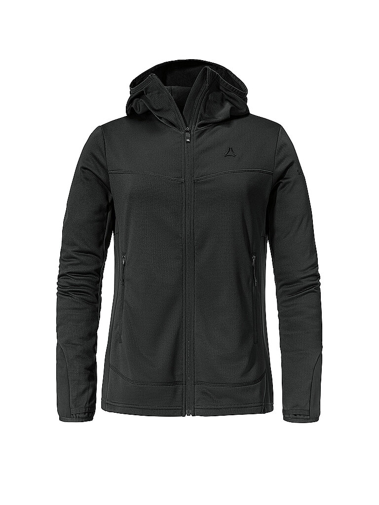 Schöffel Fleece Jacke 4-Wege-Stretch Fleece Schwarz