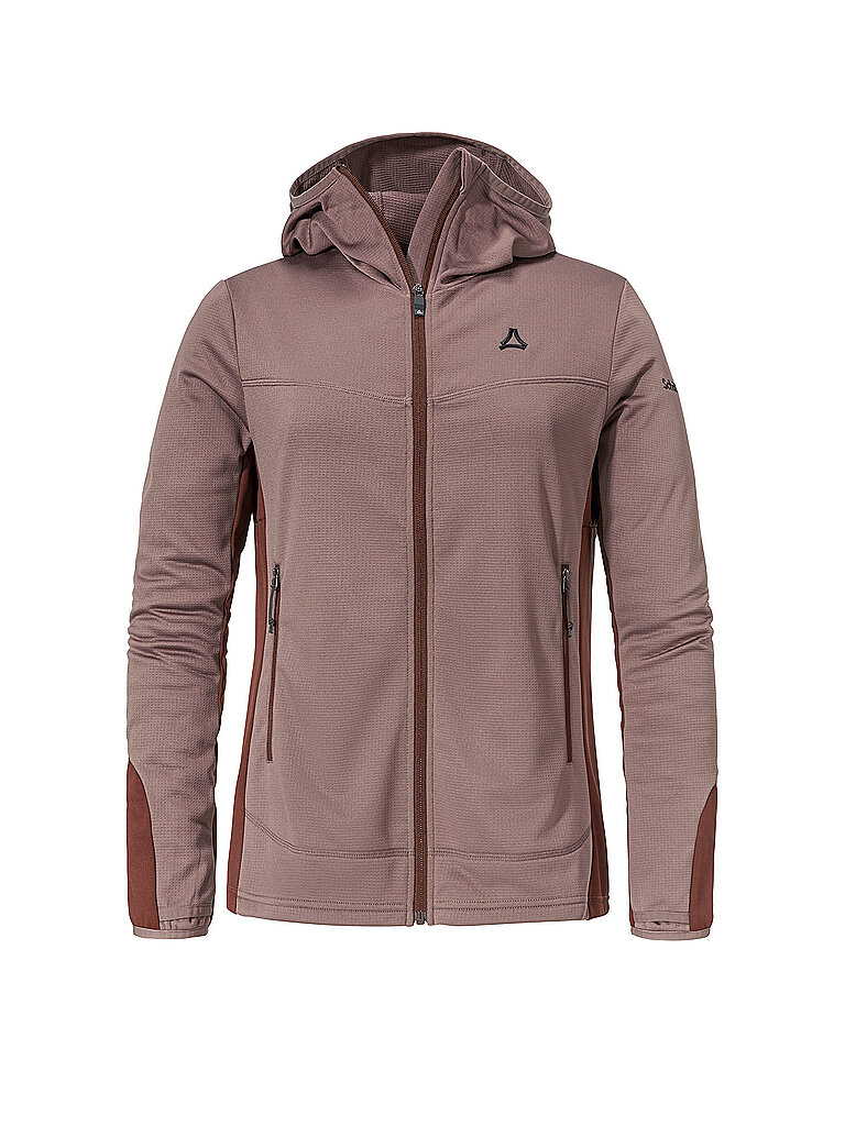 SCHĂ–FFEL Damen Fleecejacke Milagle Hoodie kupfer 44 W