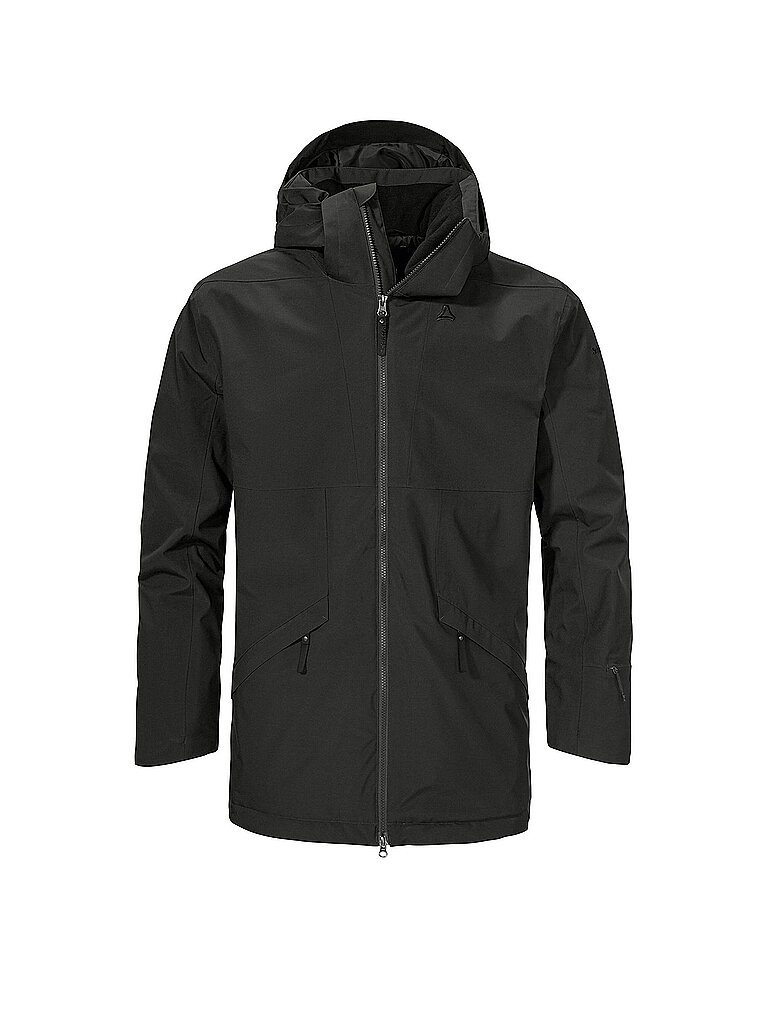 Schöffel Parka Hoodie Venturi Schwarz