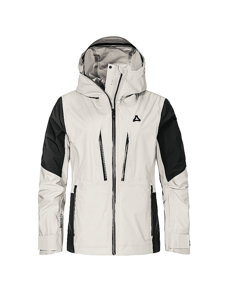 Schöffel Skijacke Hardshell Lufeld High-Tech Weiss