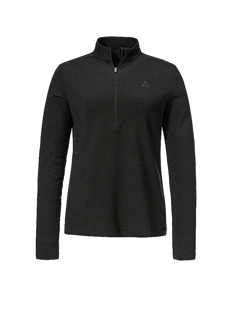 Schöffel Unterzieh Zipshirt Longsleeve Canyfer Schwarz