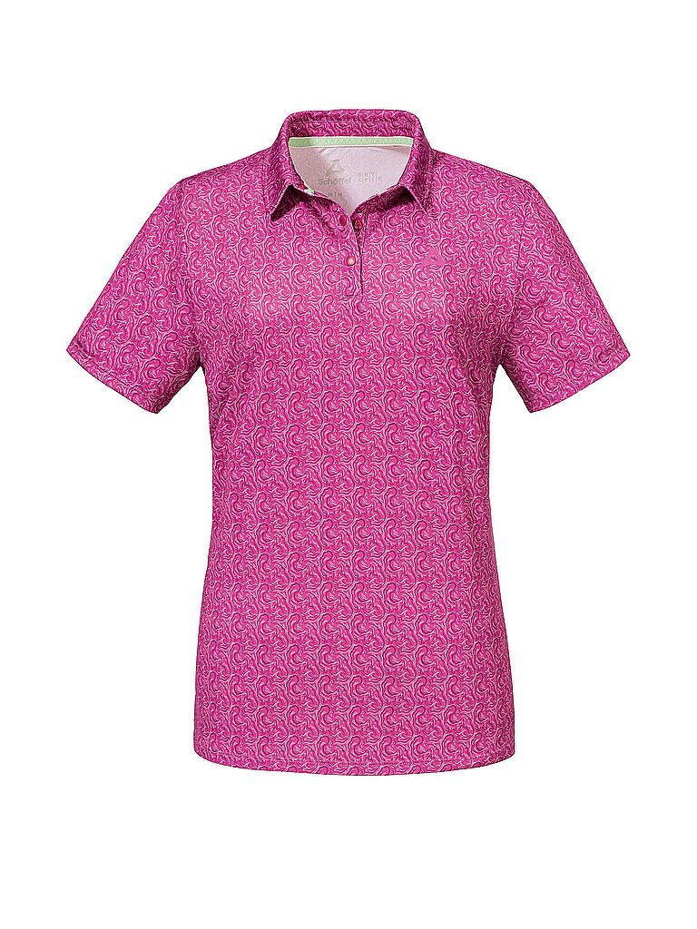 Schöffel Polo Fraydo Allover-Print Pink