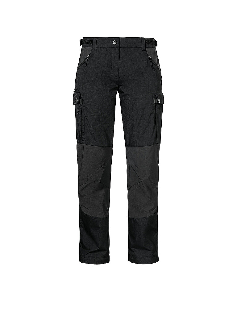Schöffel Wanderhose 4-Wege-Stretch Polyester Schwarz
