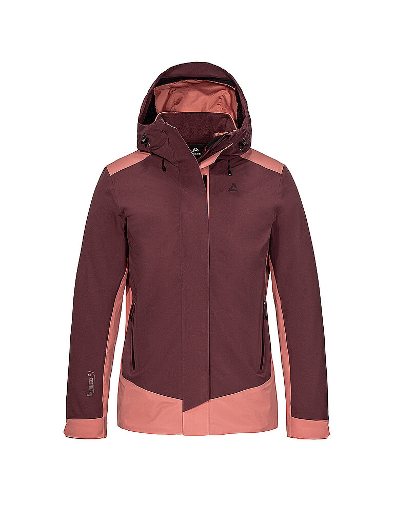 SCHÖFFEL Damen Wanderjacke Style Refoca Dermis 3L 3in1 Hoodie dunkelrot | 34