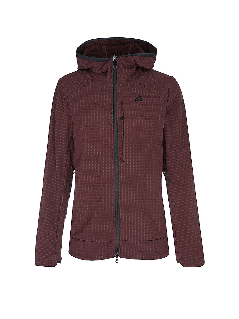 SCHÖFFEL Damen Fleecejacke Style Enixa Hoodie dunkelrot | 46