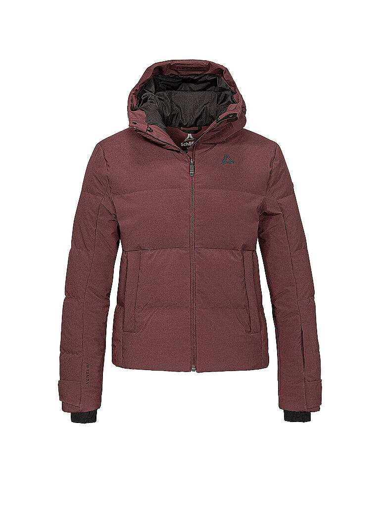 SCHÖFFEL Damen Skijacke Style Lumineo Hoodie dunkelrot | 34