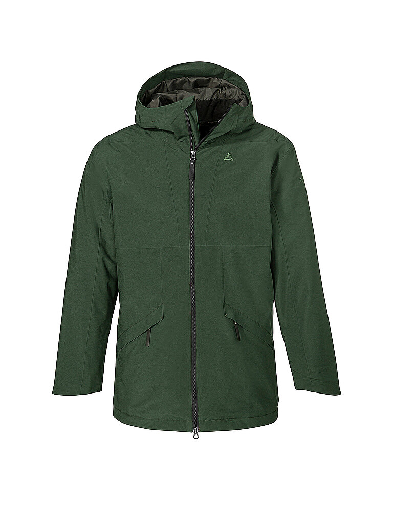 SCHÖFFEL Herren WInterparka Malkay Hoodie dunkelgrün | 56