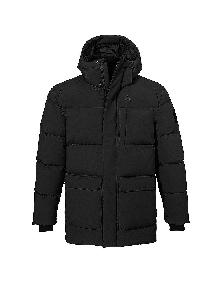SCHÖFFEL Herren Winterparka Vindave Hoodie schwarz | 46