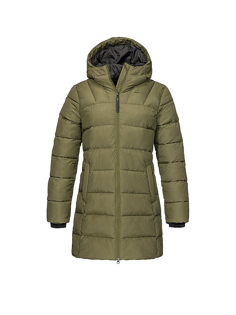 SCHÖFFEL Damen Winterparka Style Boslix Hoodie olive | 36