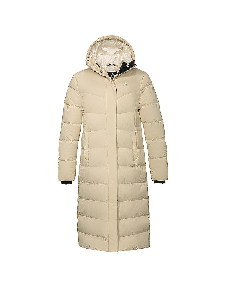 SCHÖFFEL Damen Wintermantel Vindave Down Hoodie creme | 36