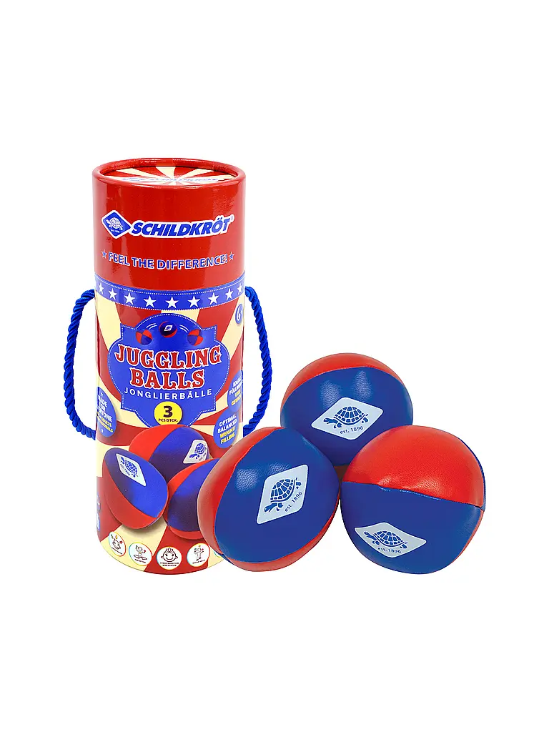 SCHILDKRÖT | Jonglierbälle 3er Set | blau