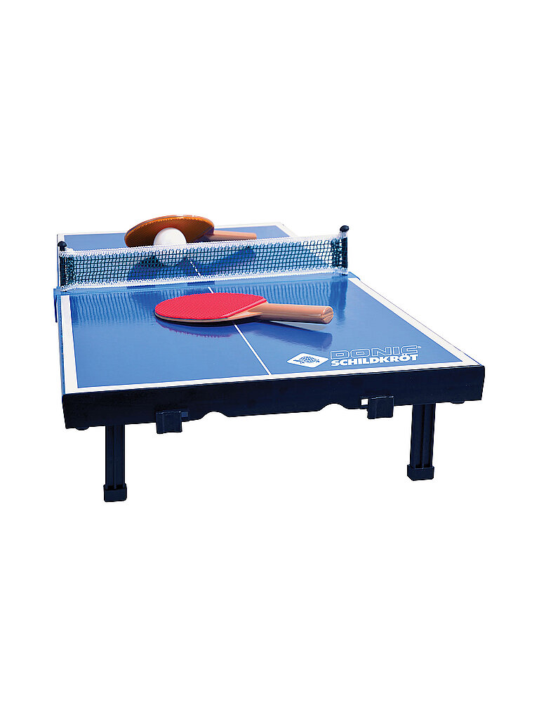 SCHILDKRÖT Tischtennis-Mini-Tisch-Set grün B