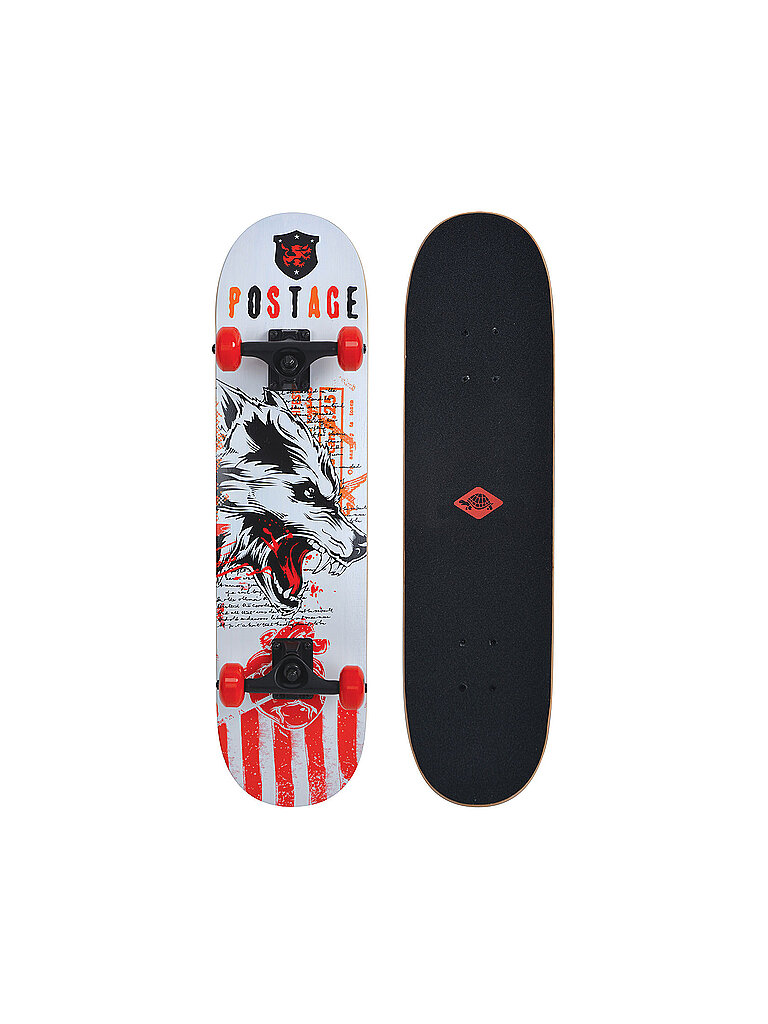 SCHILDKRÖT Skateboard Grinder 32 Wolf rot B