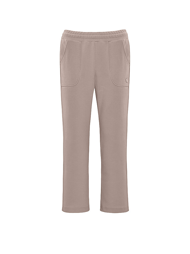 SCHNEIDER SPORTSWEAR Jogginghose Elastischer Bund Taschen Baumwolle-Polyester Beige