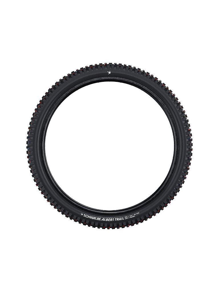 Fahrradreifen Albert Pro Radial 63-622 Trail Soft schwarz B