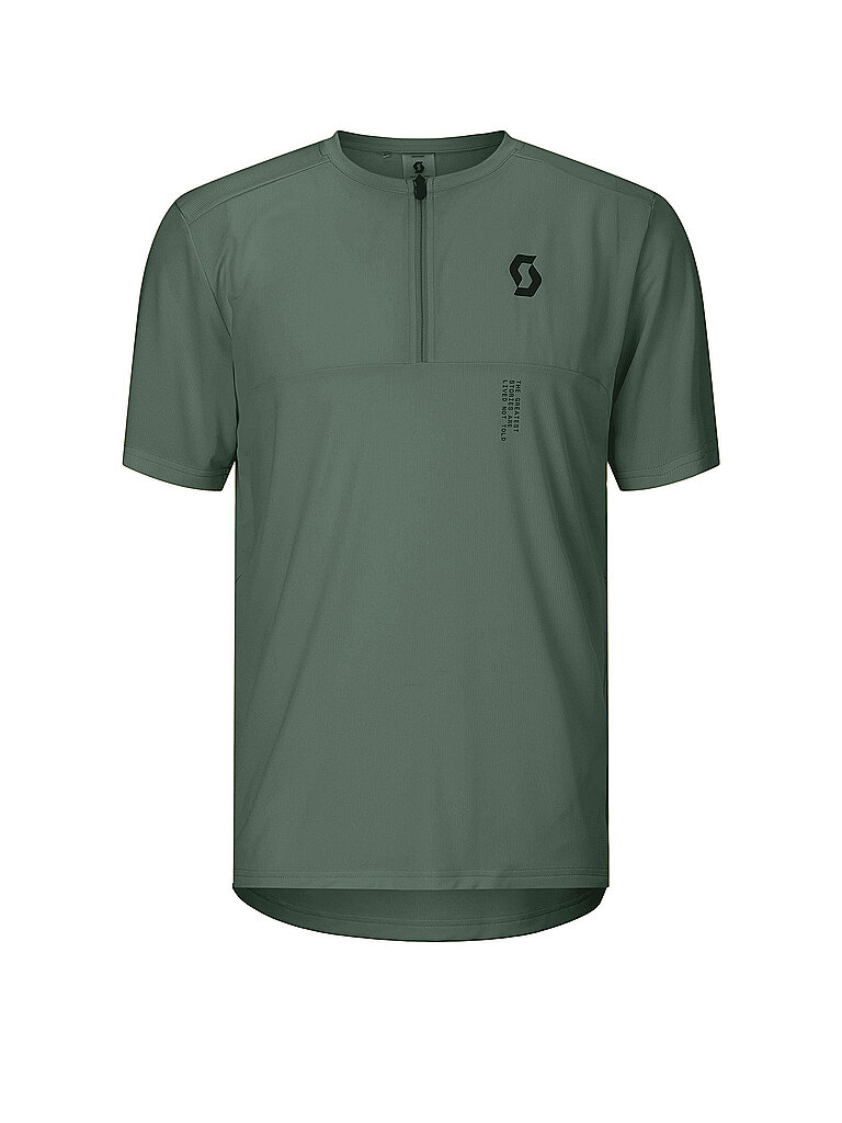 Scott Shirt Vertic Zip Olive