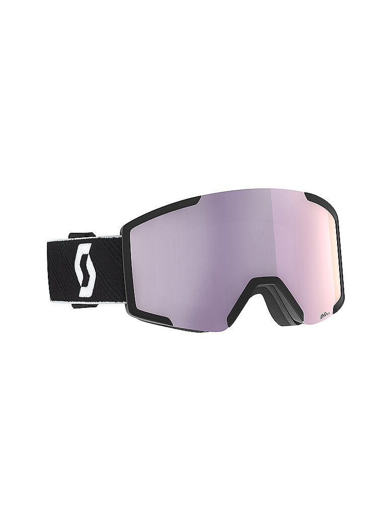 Skibrille Shield Brille + extra Brillenscheibe schwarz B