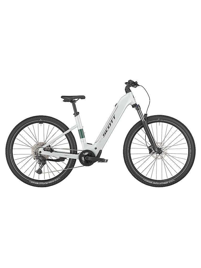 SCOTT Damen E-Bike Axis 30 Wave (Tiefeinsteiger) hellgrau | M