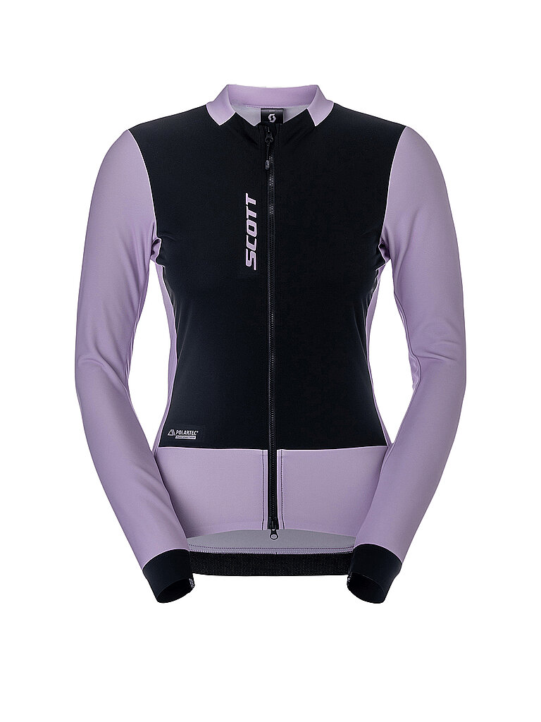 SCOTT Damen Winter Radtrikot Pro Warm Windbreaker lila | XS