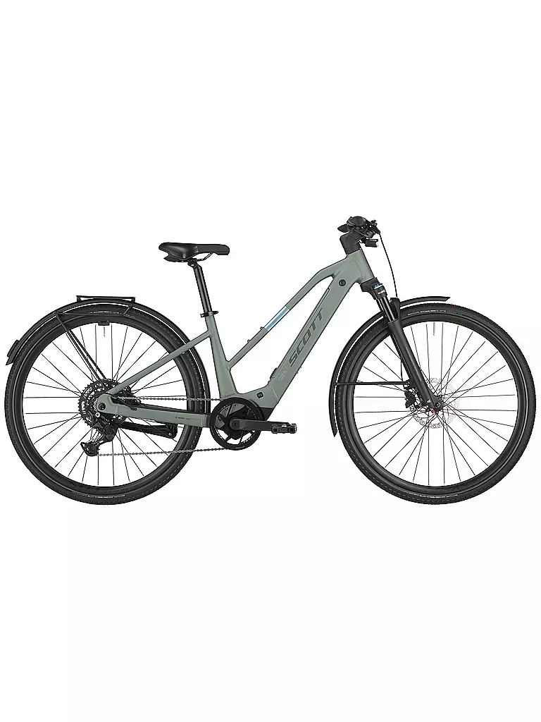 SCOTT | Damen E--Urbanbike Passage 30 Slope 29" | olive
