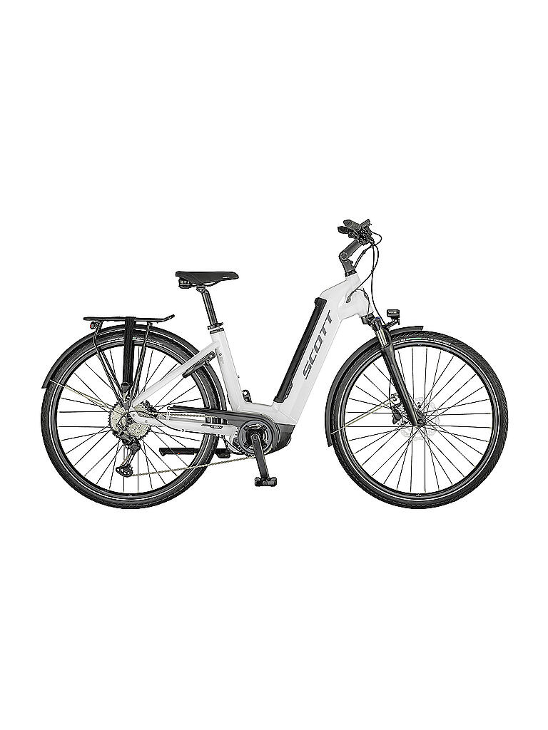 SCOTT | Damen E-Trekkingbike Sub Sport eRIDE 10 2021 (Einrohr) | weiß