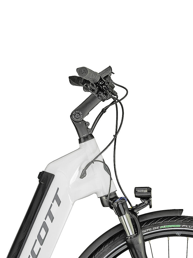 SCOTT | Damen E-Trekkingbike Sub Sport eRIDE 10 2021 (Einrohr) | weiß