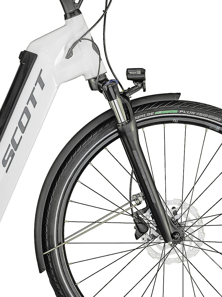 SCOTT | Damen E-Trekkingbike Sub Sport eRIDE 10 2021 (Einrohr) | weiß