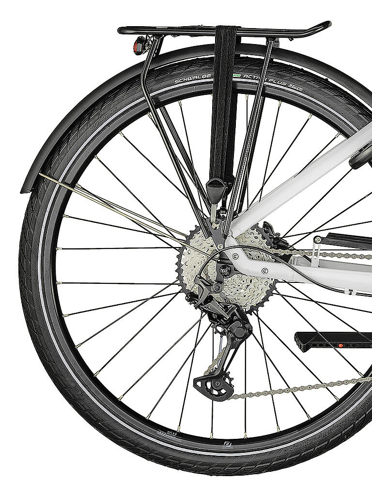 SCOTT | Damen E-Trekkingbike Sub Sport eRIDE 10 2021 (Einrohr) | weiß