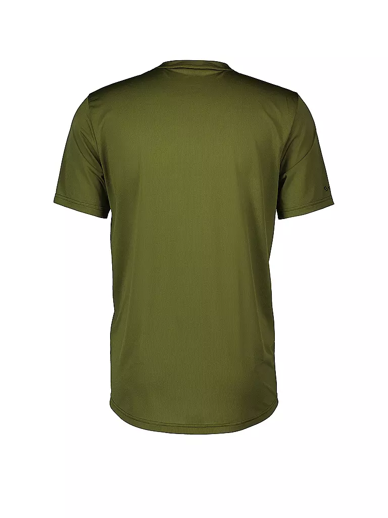 SCOTT | Herren Radshirt Trail Flow Zip SS | dunkelgrün