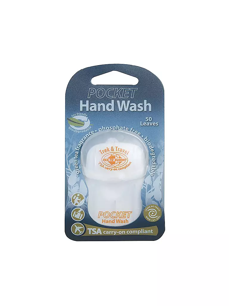 SEA TO SUMMIT | Trek & Travel Pocket Hand Wash 50 Blätter | Keine Farbe