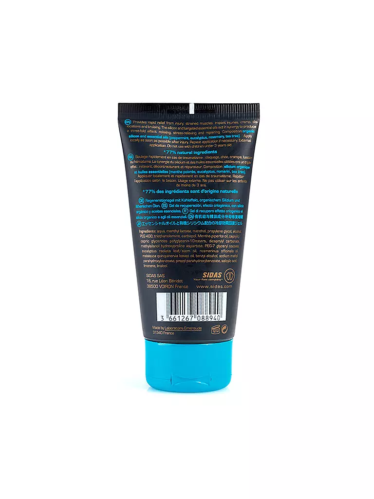 SIDAS | Recovery Cryo Gel 75ml | schwarz