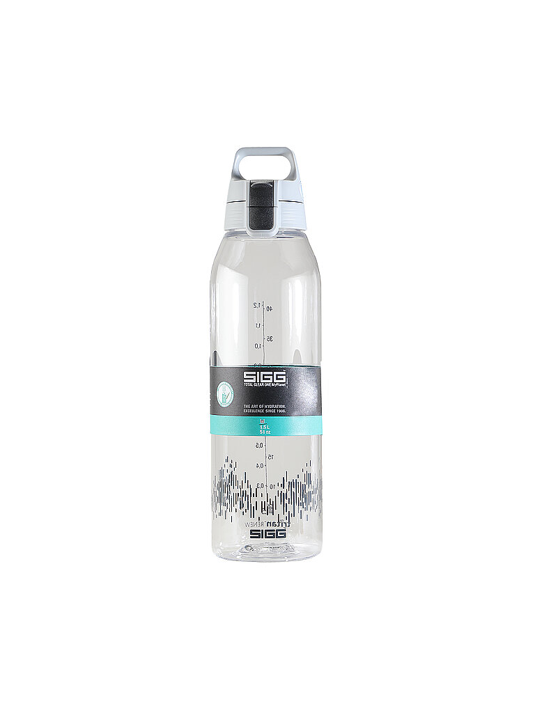 SIGG Trinkflasche Total Clear ONE MyPlanet Aqua 1500ml