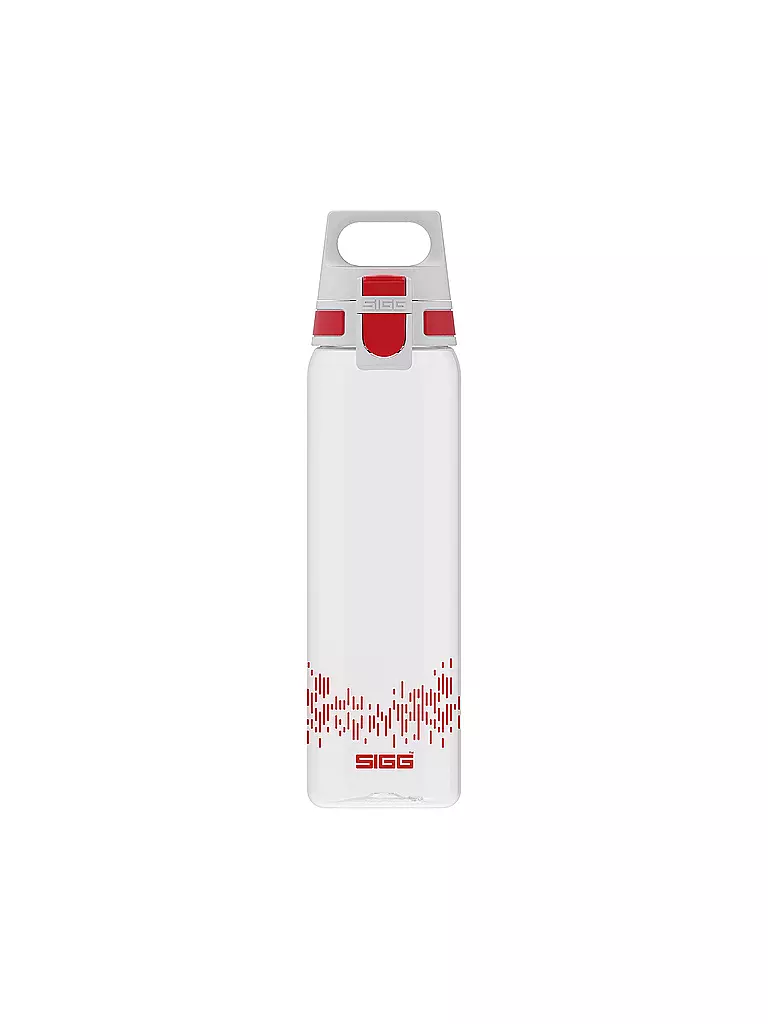 SIGG | Trinkflasche Total Clear ONE  My Planet 750ml | rot