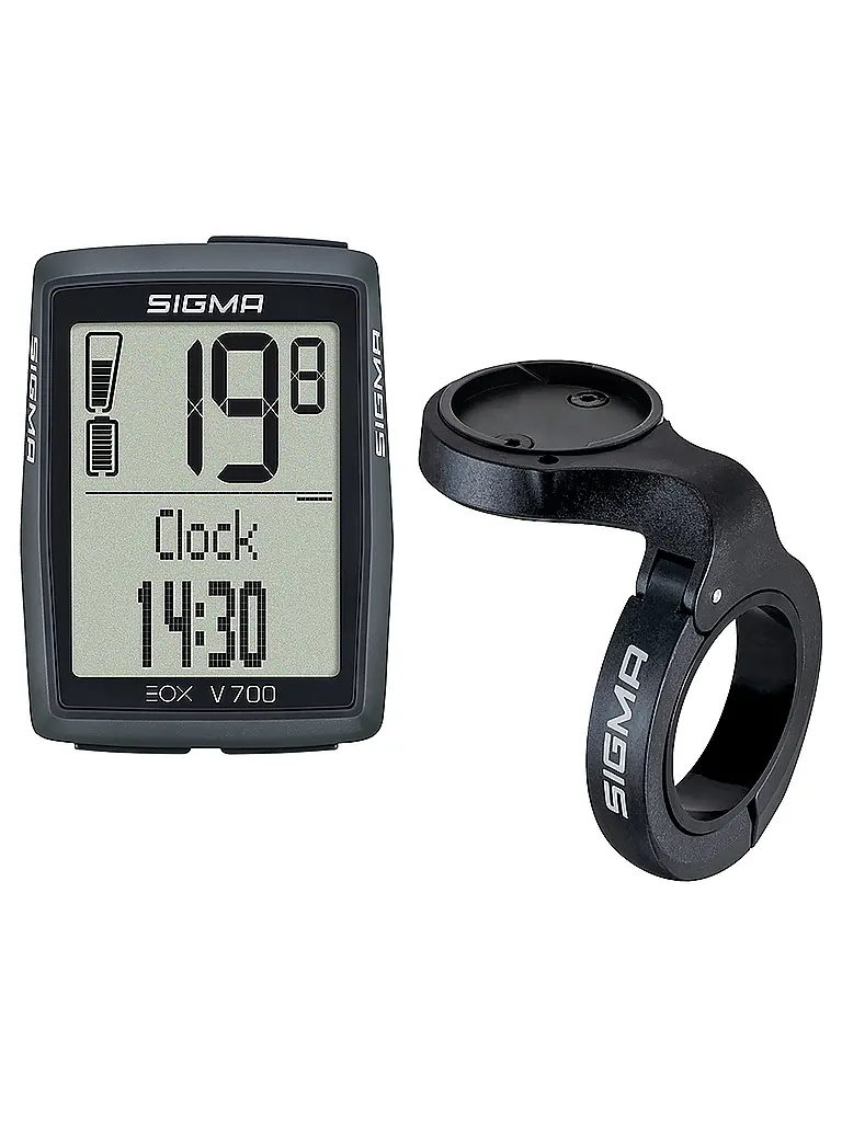 SIGMA | E-Bike Computer EOX VIEW 700 Standard | Schwarz